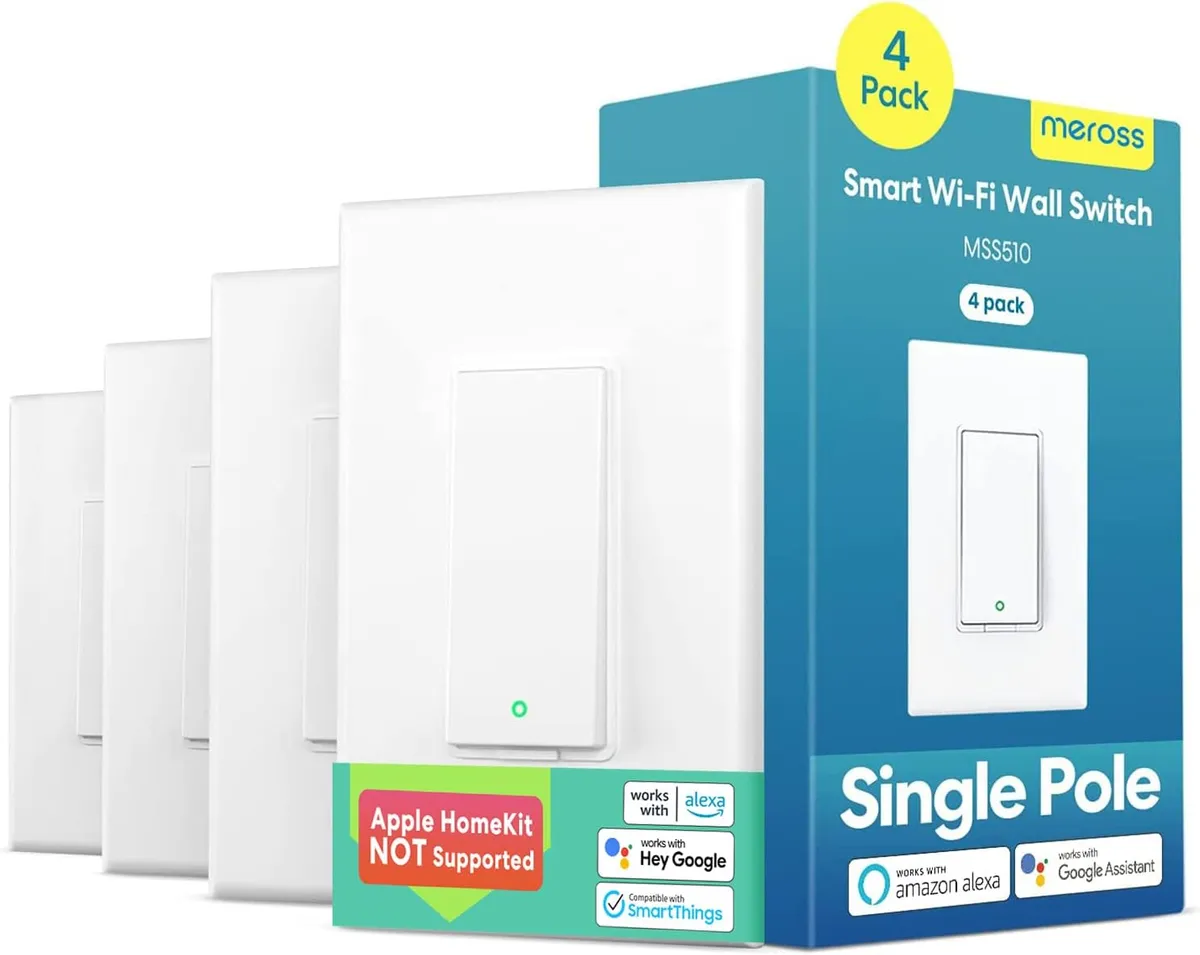 Cover Image for Meross Smart Switch 4 Pack