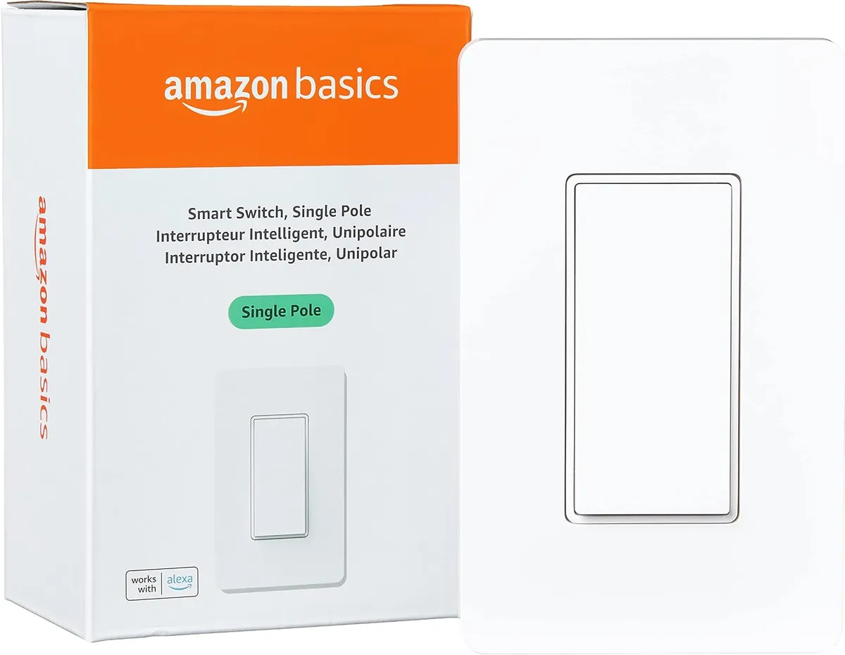Cover Image for Single-Pole Smart Switch from Amazon Basics