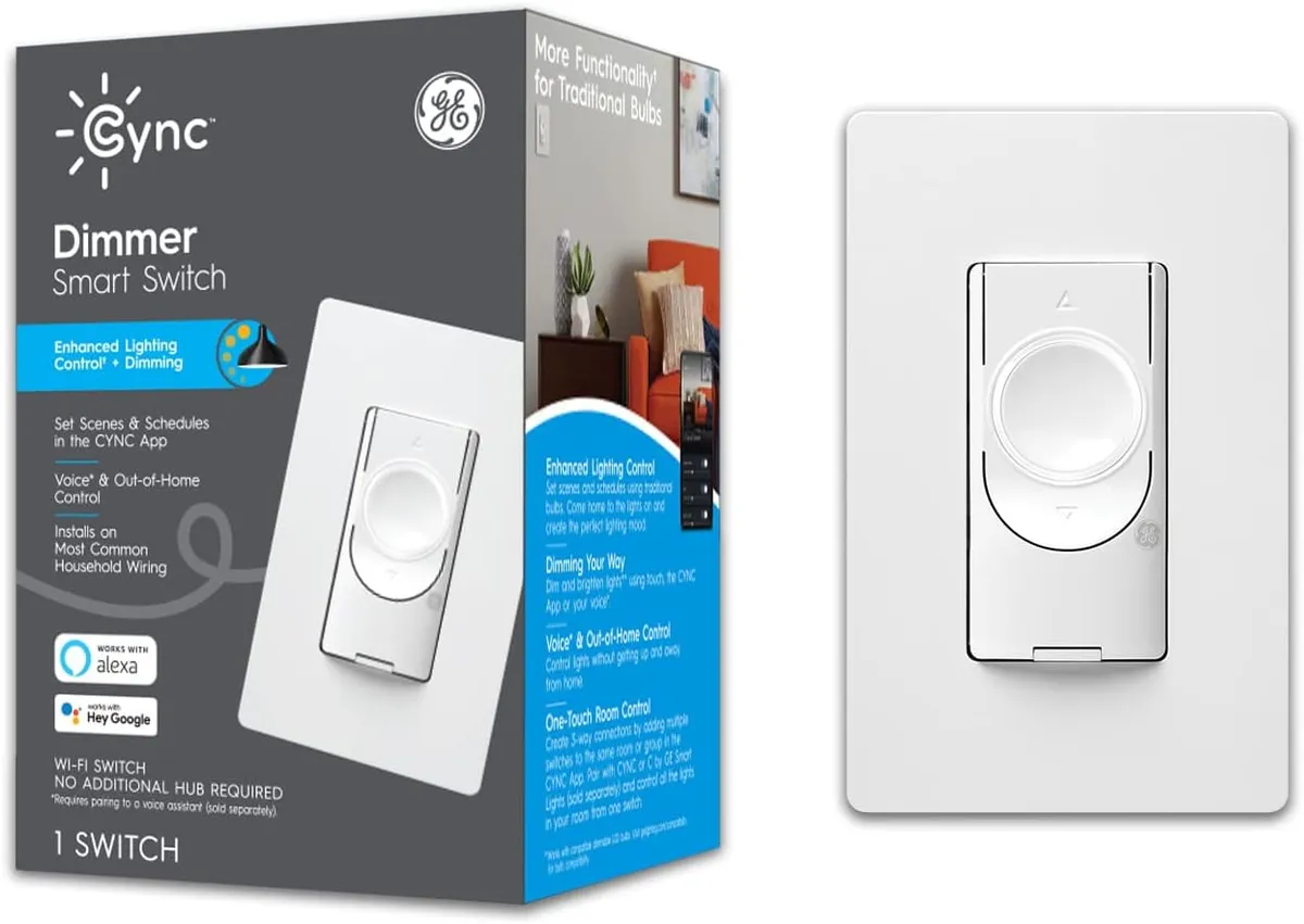 Cover Image for Cync Smart Dimmer Switch: No Neutral Wire Needed