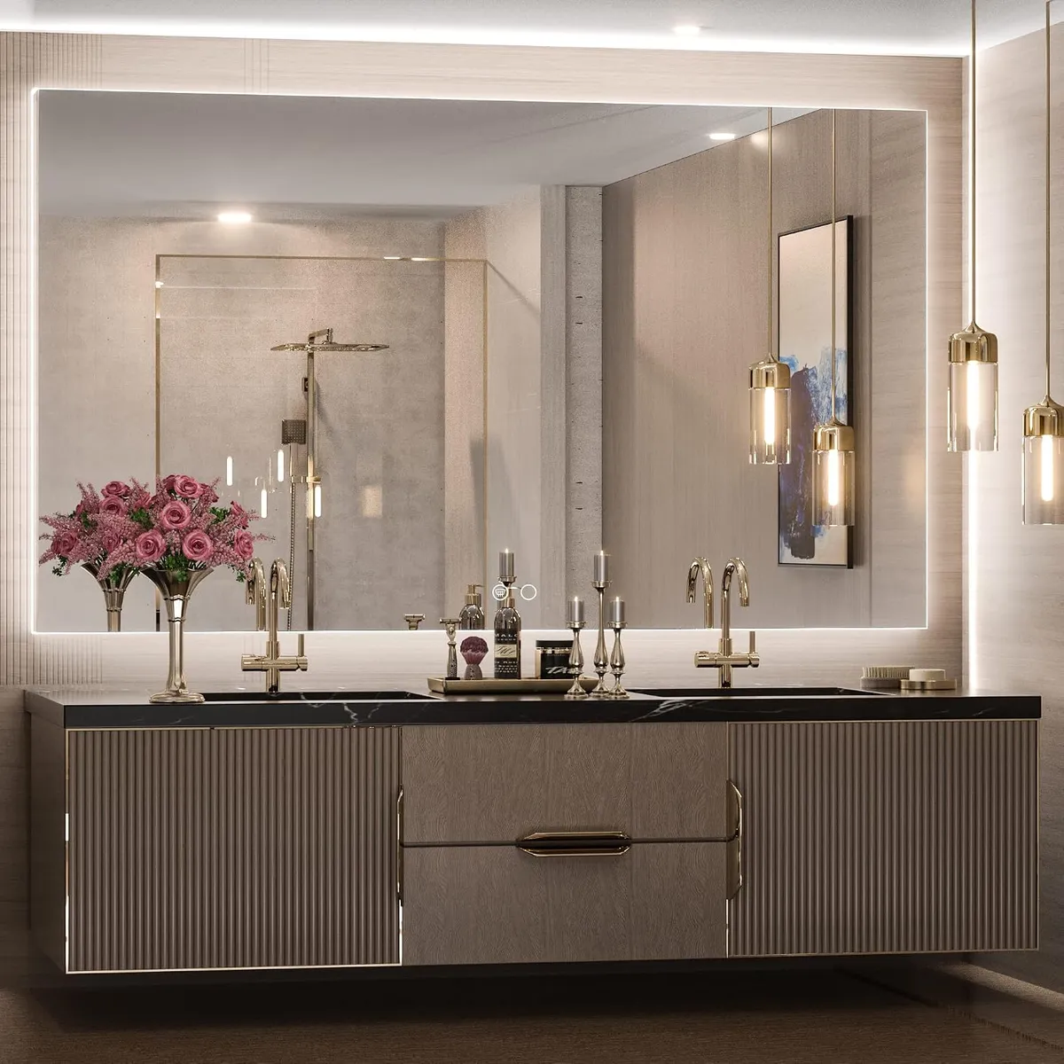 Cover Image for Keonjinn LED Mirror — Anti-Fog, Bright Lighting